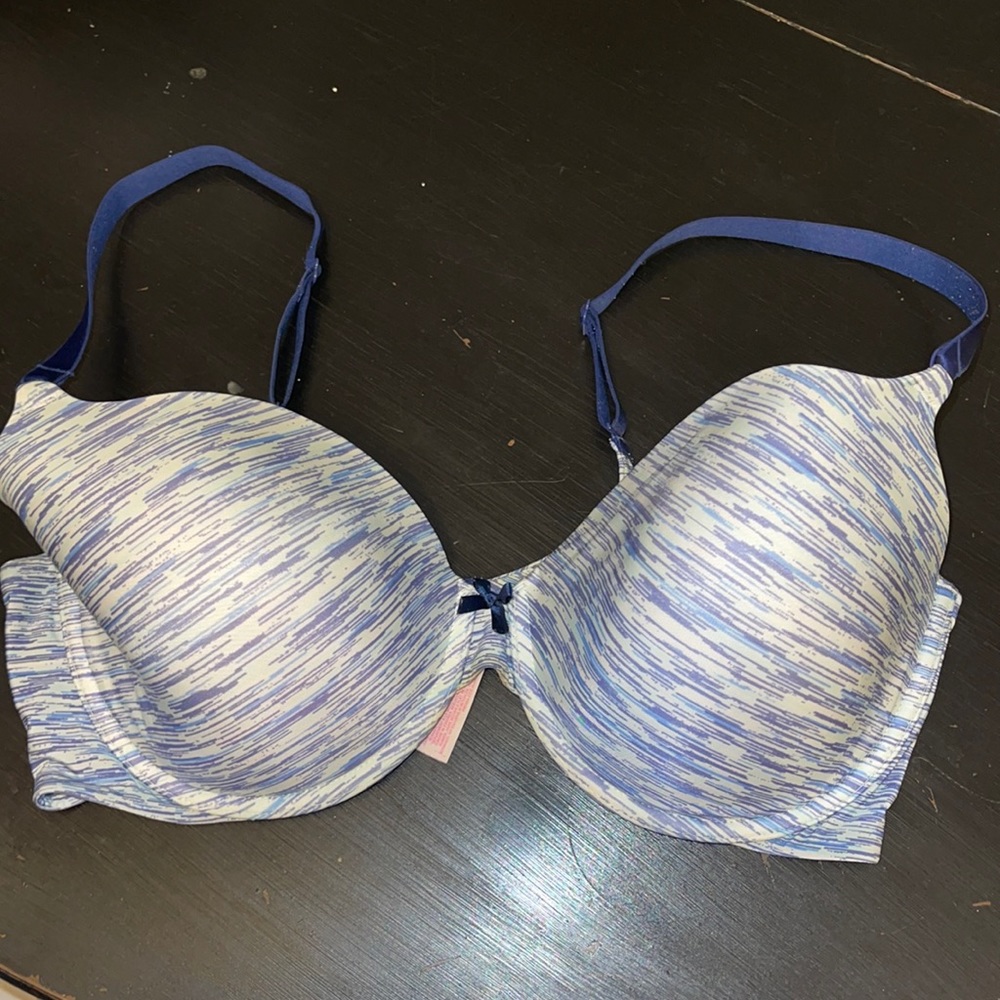 Blue VICTORIA SECRET Bra Size 38DD